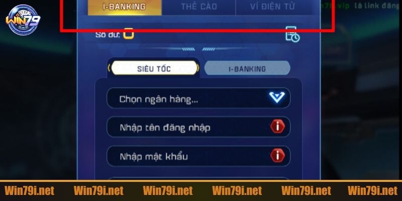 Những điều cần lưu ý khi tiến hành nạp tiền